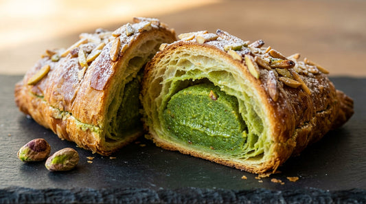 Pistachio Croissant Recipe Using Pistachio Paste: The Bakery Gold Standard